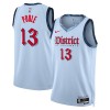 Dres Washington Wizards Poole Jordan Nike 2024-25 City Edition Plava Swingman